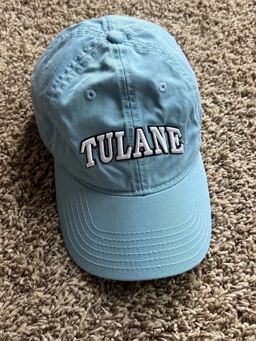 Tulane Baseball Cap in Light Blue - Unisex OS Adult Hat